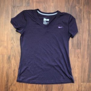 Purple Nike Dri-fit tee